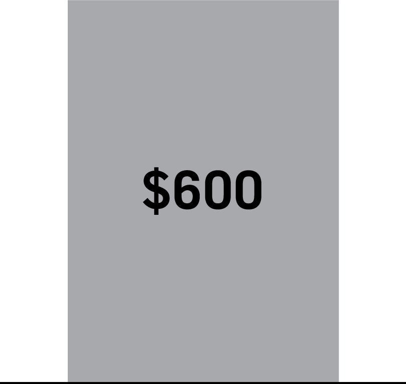 $600